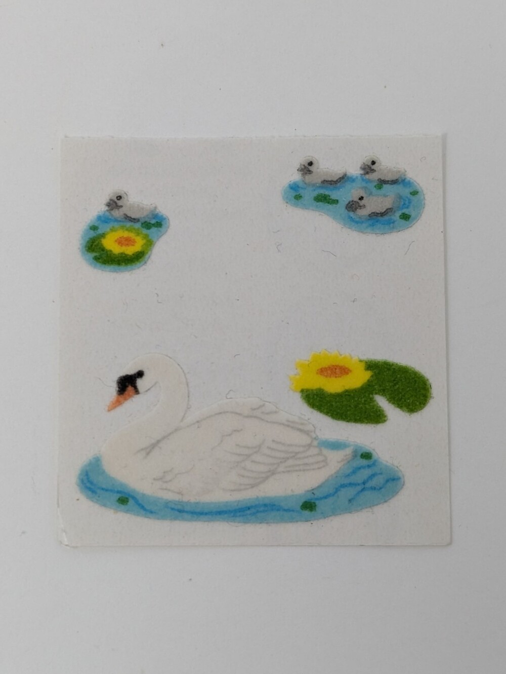 Sanylion Stickers Vintage Swan Not Complete